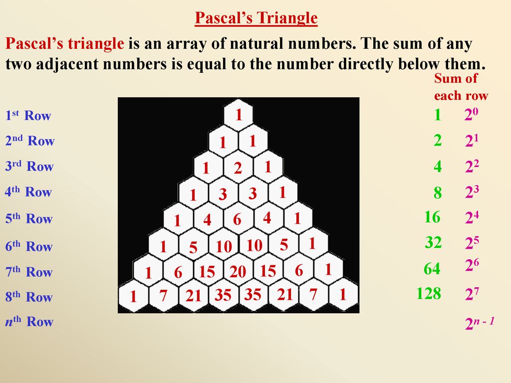 Pathways and Pascal s Triangle. ppt download